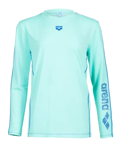 Arena Unisex Jr Arena L/S Swim Shirt BLAU