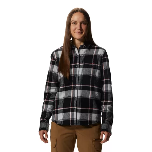 Mountain Hardwear Damen Plusher Long Sleeve Shirt SCHWARZ