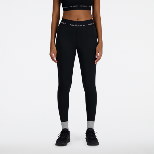 New Balance Damen Sleek 25 Inch High Rise Legging SCHWARZ