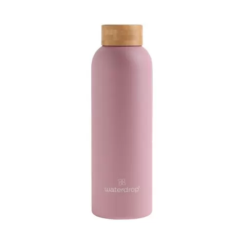 waterdrop Steel Bottle Pastel Pink Matt