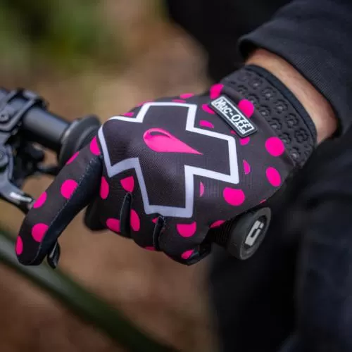 Muc-Off MTB Handschuhe pink-polka XL