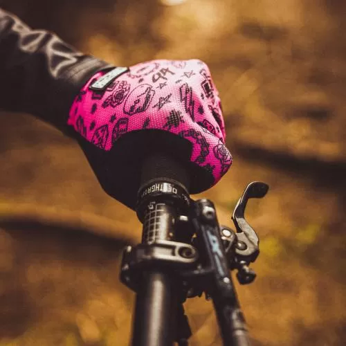 Muc-Off Lightweight Mesh Ride Gloves - Pink pink L