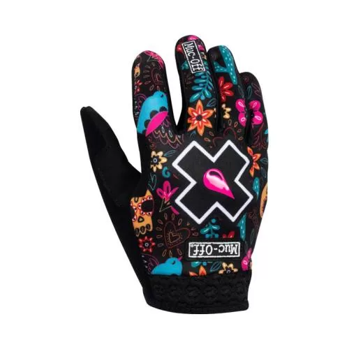 Muc-Off Youth Gloves shred hot chilli peppers schwarz KL