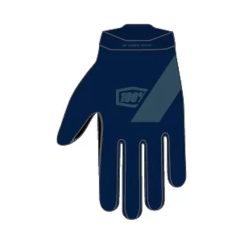 100% Ridecamp Gloves navy/slate XL