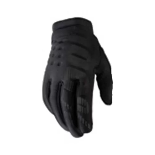 100% Brisker Youth Gloves black S
