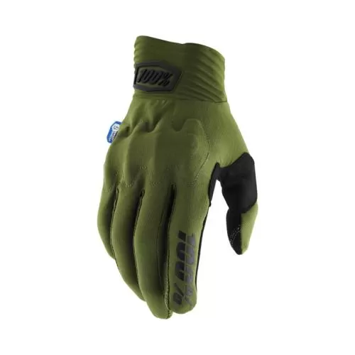 100% COGNITO SMART SHOCK Gloves army green S