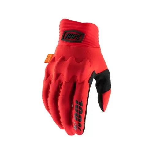 100% Handschuhe Cognito schwarz-rot S