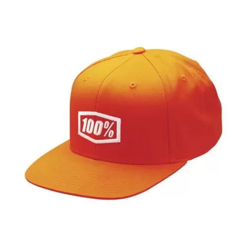 100% Hut Icon Youth Snapback - orange