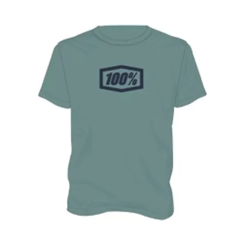 100% Icon Shirt - ocean blue S
