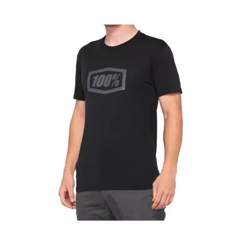 100% Tech Essential Shirt schwarz