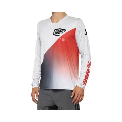 100% R-Core X Jersey grey/red M