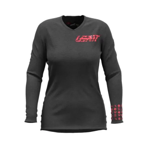 Leatt MTB Gravity 2.0 Woman Jersey lang schwarz