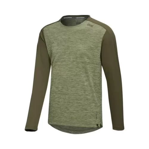 iXS Flow X Long Sleeve Jersey olive-solid dark olive
