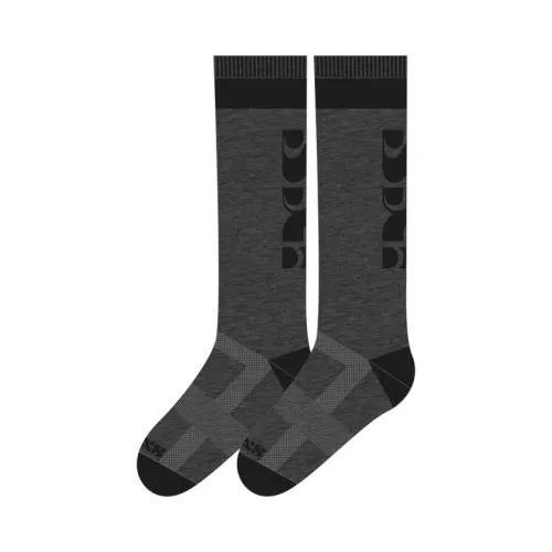 iXS double Socken schwarz L