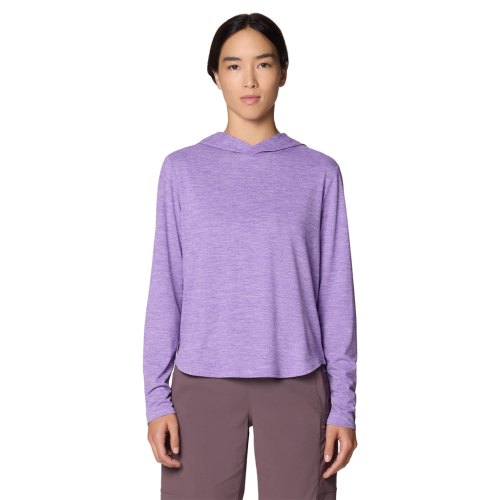 Preview: Mountain Hardwear Damen Sunblocker Long Sleeve Hoody VIOLETT