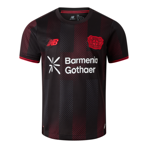 Preview: New Balance Bayer 04 Leverkusen Home Junior SS Jersey 25/26 ROT