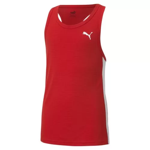 Puma Cross the Line Singlet 2.0 Y - Puma Red-Puma White
