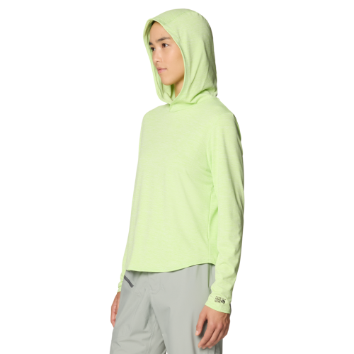 Preview: Mountain Hardwear Damen Sunblocker Long Sleeve Hoody GELB