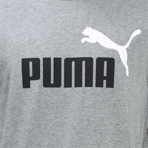 Preview: Puma ESS+ 2 Col Logo Tee - Medium Gray Heather