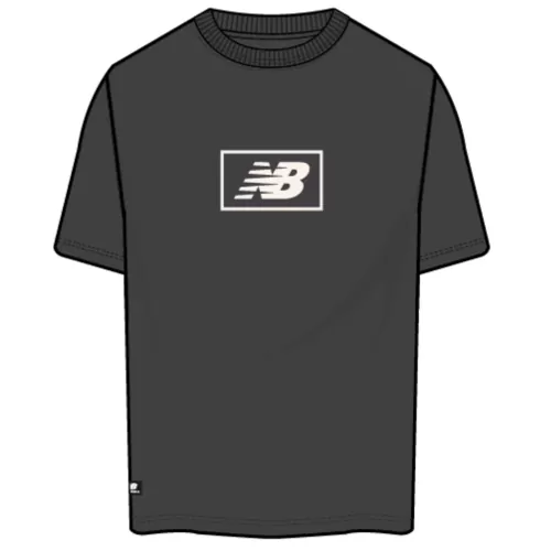New Balance Y NB Essentials Logo T-Shirt SCHWARZ