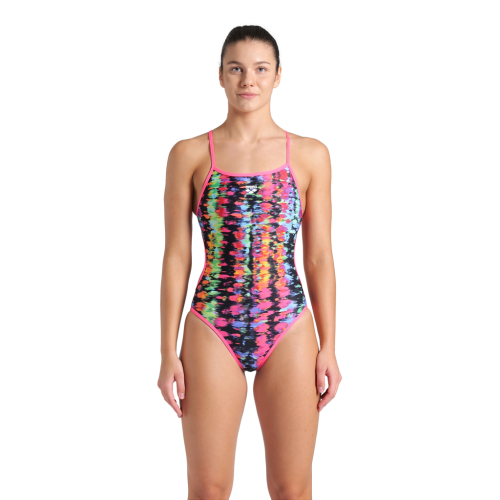 Preview: Arena Damen Arena Reversible Swimsuit Challenge Back BLAU