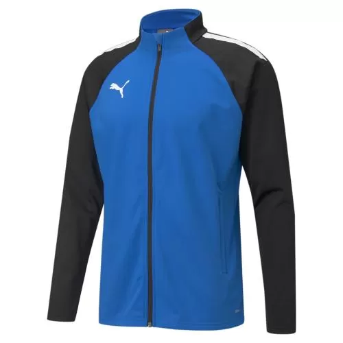 Puma teamLIGA Training Jacket - Electric Blue Lemonade-Puma Black