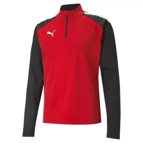 Puma teamLIGA 1/4 Zip Top - Puma Red-Puma Black