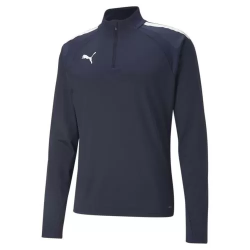 Puma teamLIGA 1/4 Zip Top - Peacoat-Puma White