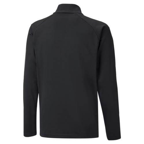 Preview: Puma teamLIGA 1/4 Zip Top Jr - Puma Black-Puma White