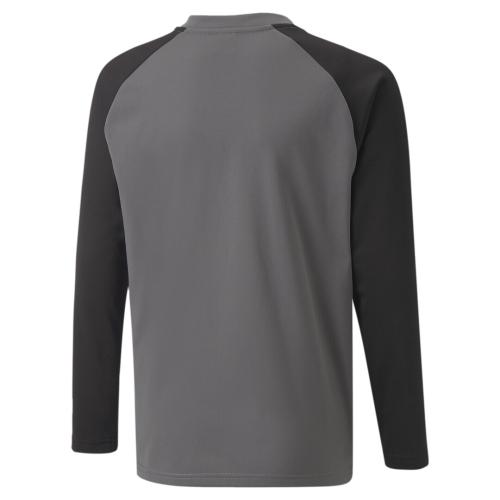 Preview: Puma teamLIGA Training Sweat Jr - Smoked Pearl-Puma White