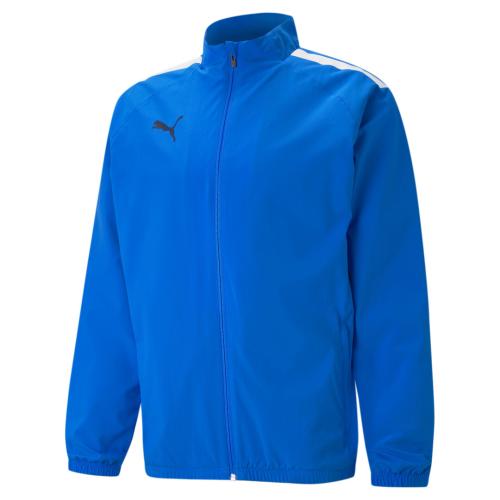 Preview: Puma teamLIGA Sideline Jacket - Electric Blue Lemonade-Puma White