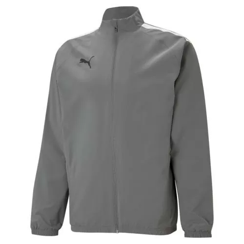 Puma teamLIGA Sideline Jacket - Smoked Pearl-Puma White