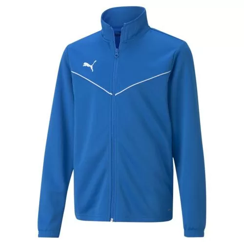 Puma teamRISE Training Poly Jacket Jr - Electric Blue Lemonade
