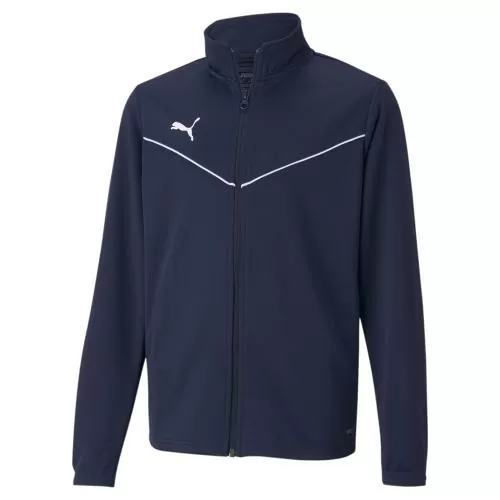 Puma teamRISE Training Poly Jacket Jr - Peacoat-Puma White