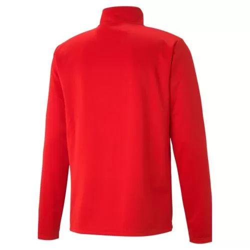 Puma teamRISE 1/4 Zip Top - Puma Red-Puma White