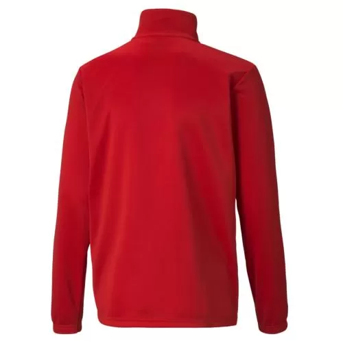 Puma teamRISE 1/4 Zip Top Jr - Puma Red-Puma White