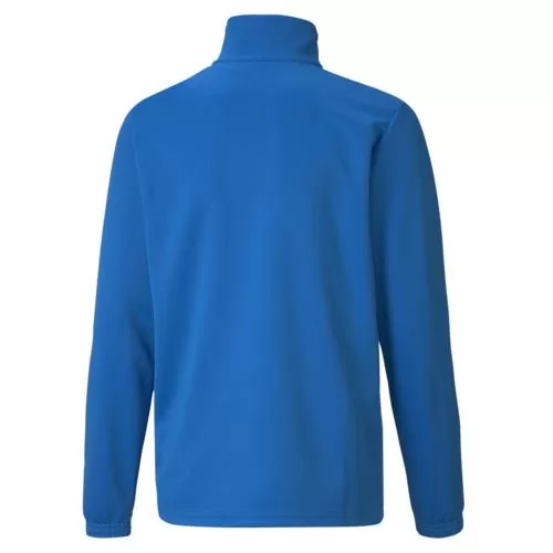 Puma teamRISE 1/4 Zip Top Jr - Electric Blue Lemonade