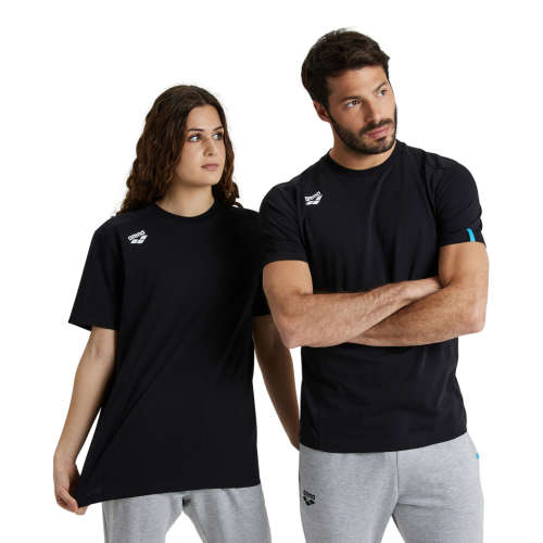 Preview: Arena Team T-Shirt Panel SCHWARZ