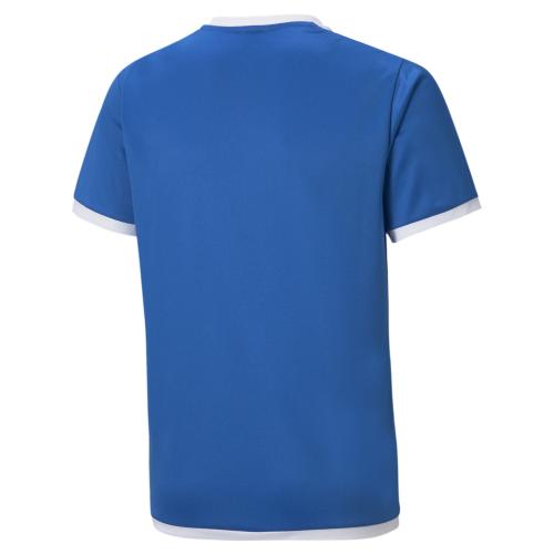 Preview: Puma teamLIGA Jersey Jr - Electric Blue Lemonade-Puma White