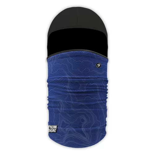Phunkshun Wear Blue Topo Thermal Balaclava BLAU