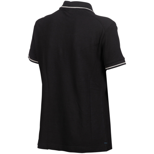 Preview: Arena Damen Team Poloshirt Solid Cotton SCHWARZ