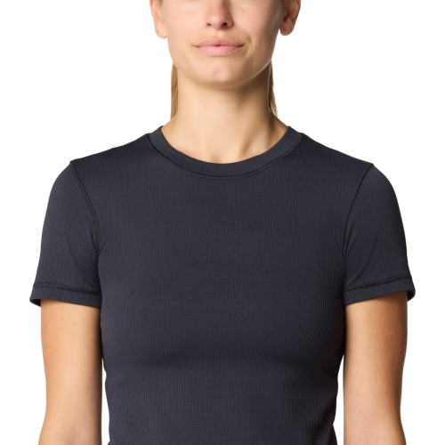 Preview: Mountain Hardwear Damen Peak Knit™ Short Sleeve SCHWARZ