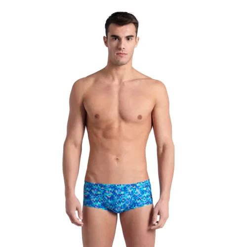 Arena M Arena Pooltiles Swim Low Waist Short BLAU