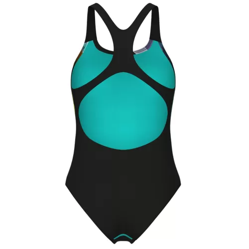 Arena Damen Arena Water Fluids Swimsuit Swim Pro Back SCHWARZ