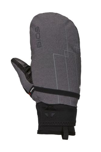 Preview: Snowlife BIOS Groove Cap Skihandschuh - black/graphite