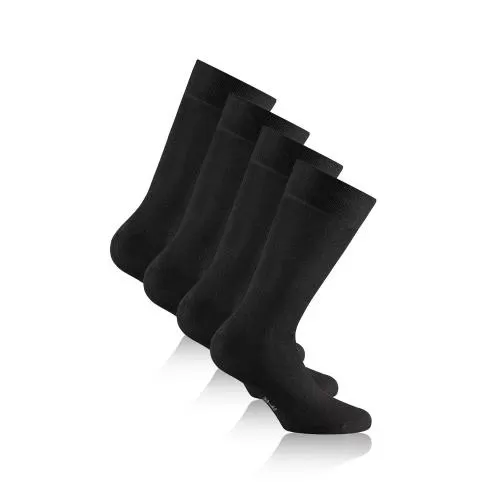Rohner Bambus 2er Pack Socken - schwarz
