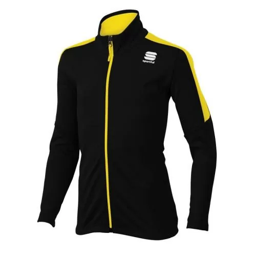 Sportful XC Sporful Team Jacket Junior - black/yellow fluo