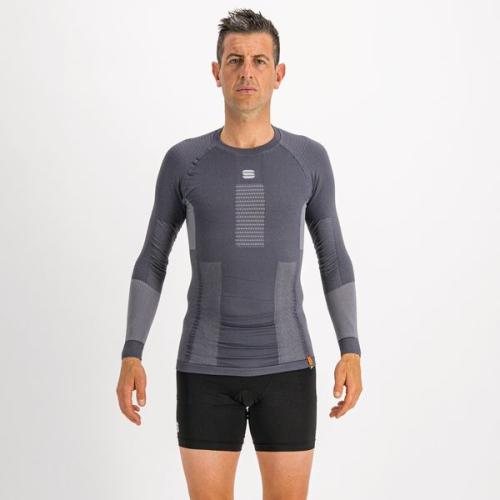 Preview: Sportful XC 2nd Skin LS Jersey - dark grey/silver