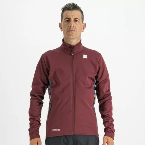 Sportful XC Squadra Jacket - red wine/blue sea