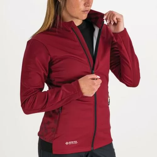 Sportful XC Squadra W Jacket - red rumba